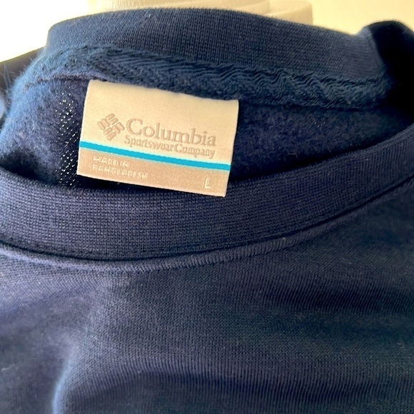 Columbia: NWOT Men Crew Neck Pull Over Long Sleeve Sweat Shirt, Size L. - Picture 8 of 9